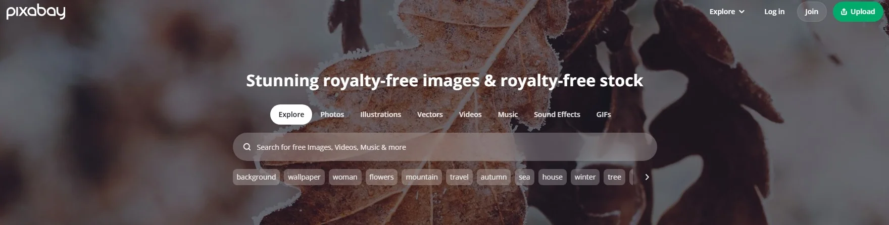 Stock Images Blogging Tool