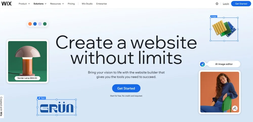 Wix website builder